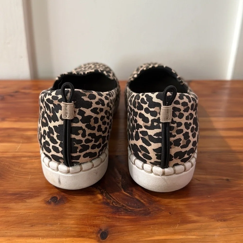 Cloudsteppers by Clarks Step Glow Jade Leopard Slip On Shoes
